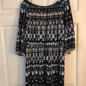 Scoop Neck/Off Shoulder Dress